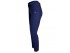 Синие брюки-момы на резинке с пояском, арт. А20039.