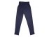 Синие школьные брюки на резинке, для девочек, арт. А200052.