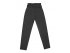 Черные брюки - момы на резинке, c пояском, для девочек, арт. А19111.
