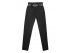 Черные школьные брюки для девочек,  ремень в комплекте, арт. А20049.