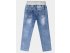Стильные голубые джинсы для девочек, арт. I34250.