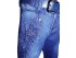 Мягкие зауженные джинсы-стрейч для девочек, арт. I8108.
