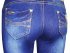 Зауженные джинсы-стрейч для девочек, арт. I30052.