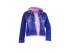 Джинсовая куртка для девочек, двойная застежка, капюшон, арт. I30361-8.