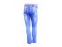 Облегченные джинсы на мягкой резинке, с россыпью жемчуга, для девочек, арт. I33057.