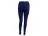 Плотнооблегающие синие брюки-стрейч,  для девочек, арт. А15559.