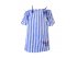Удлиненная блузка крестьянка для девочек, арт. 701076.