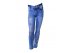 Облегченные голубые джинсы для девочек, арт. I31453.