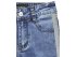 Облегченные голубые джинсы для  девочек, с лампасами, арт. I34662.
