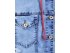 Стильная джинсовая куртка-оверсайз для девочек, арт. I34693-8.