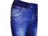 Удобные утепленные джинсы для девочек, арт. I30433.
