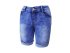 Голубые облегченные шорты для девочек, арт. I34232.