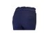 Утепленные синие брюки для девочек, на резинке, с пояском, арт. А19110.