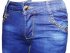 Ультрамодные зауженные джинсы для девочек, арт. I9919.