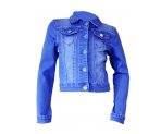 Облегченная джинсовая куртка для девочек, арт. I33662-8.