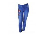Зауженные джинсы на резинке, для девочек, арт. I33623.