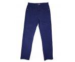 Синие школьные немнущиеся брюки для мальчиков, арт. М14099.