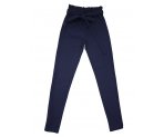 Стильные синие брюки на резинке, для девочек, арт. А19111.
