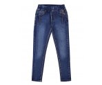 Стильные джинсы на мягкой резинке,  для девочек, арт. i36000.