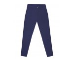 Синие школьные брюки для девочек, ремень в комплекте, арт. А20050.