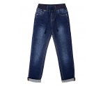 Стильные джинсы на мягкой резинке, для мальчиков, арт. М18005.