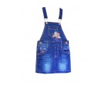 Ультрамодный джинсовый сарафан для девочек, арт. I30017.