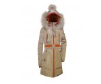 Модное пальто для девочек Ievin Fоrce, с оригинальной меховой опушкой, арт. I956.