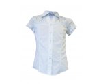 Интересная блузка с коротким рукавом, арт. 599504.