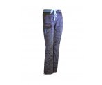 Практичные черные брюки из плащевой ткани, подклад - хлопок, арт. Е2060-1.