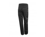 Черные утепленные брюки из плащевой ткани, арт. AN6605.