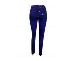 Темно-синие джинсы-стрейч для девочек, арт. I32670.