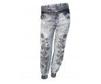 Ультрамодные джинсы с яркой вышивкой, арт. I8166.