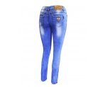 Модные рваные джинсы-стрейч для девочек, арт. I33069.