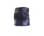 Черно-серая джинсовая юбка для девочек, арт. I5210.