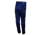 Синие хлопковые брюки-стрейч для мальчиков, арт. М12672.