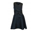 Черный комплект для школы, юбка+жилет, арт. 8-430/7-431.