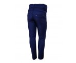 Прямые синие брюки-стрейч для девочек, арт. I33370.