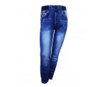Темно-синие потертые джинсы для мальчиков, арт. AN5138.