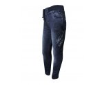 Утепленные джинсы-стрейч для девочек на мягкой резинке, арт. I5908.