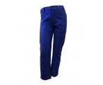 Синие утепленные немнущиеся брюки-стрейч для мальчиков, арт. М13227.