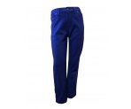 Синие утепленные немнущиеся брюки-стрейч для мальчиков, арт. М11856.