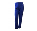 Синие утепленные немнущиеся брюки-стрейч для мальчиков, арт. М13225.
