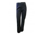 Черные утепленные немнущиеся брюки-стрейч для мальчиков, арт. М13140.