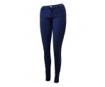 Синие утепленные брюки-стрейч для девочек, арт. А15563.