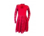 Красное кружевное платье, арт. 582.