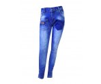 Интересные джинсы для девочек, ремень в комплекте, арт. 9224.