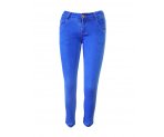 Укороченные голубые джинсы для девочек, арт. I33121.