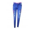 Ультрамодные джинсы-бойфренды для девочек, ремень в комплекте, арт. G40L.
