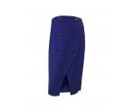 Синяя прямая школьная юбка , арт. К701260.