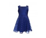 Нарядное синее платье для девочек, арт. SM701974.